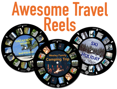 Relive your travel memories with a custom reel keepsake